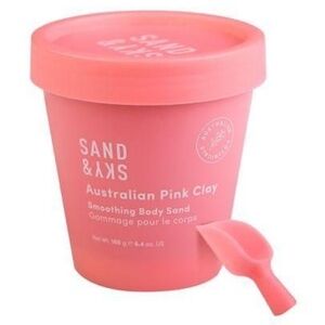 Australian Pink Clay Smoothing Body Sand. Organic Exfoliating Body Scrub